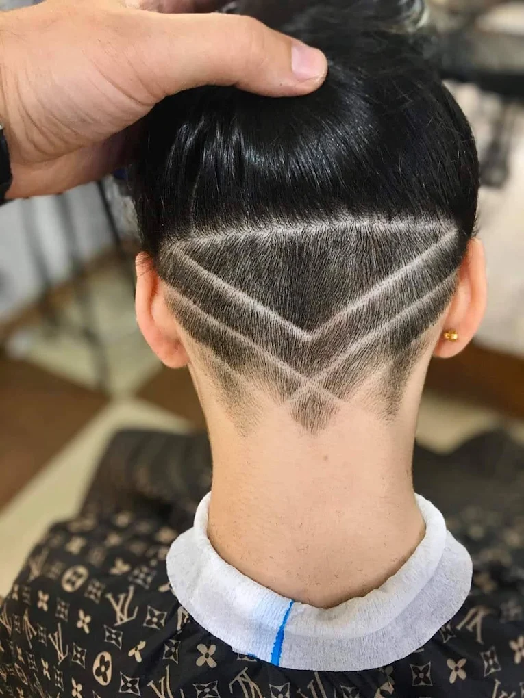 Skin fade with sharp lines